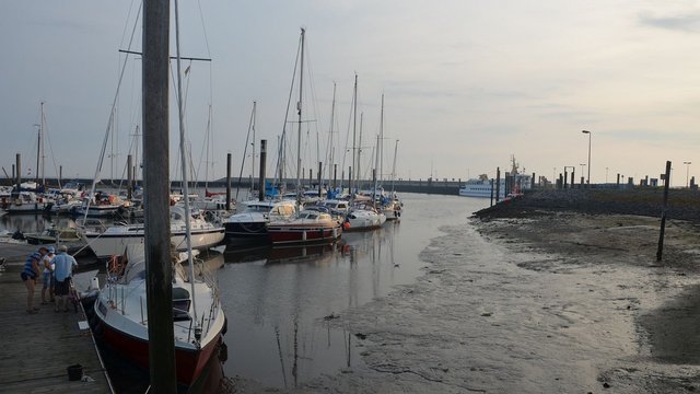 Baltrum Hafen Überblick