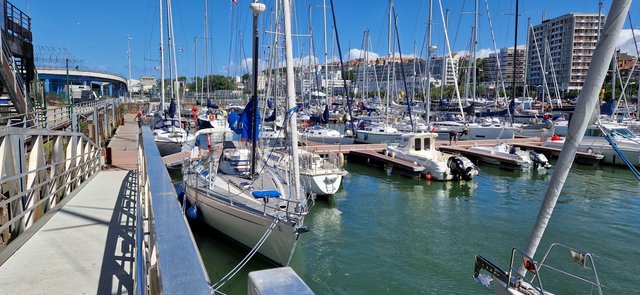 Gäste sind in der Marina willkommen
