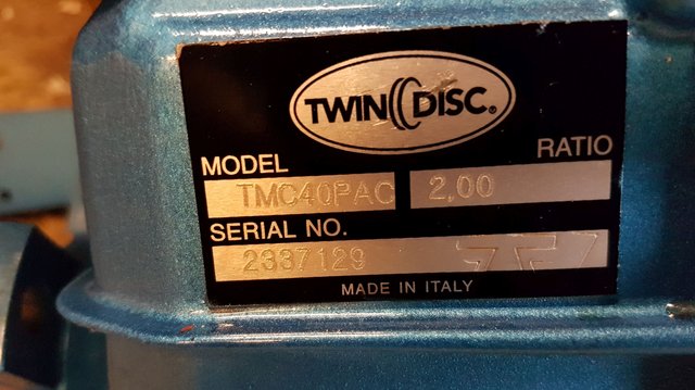 TwinDisc Getriebe TMC40 2:1